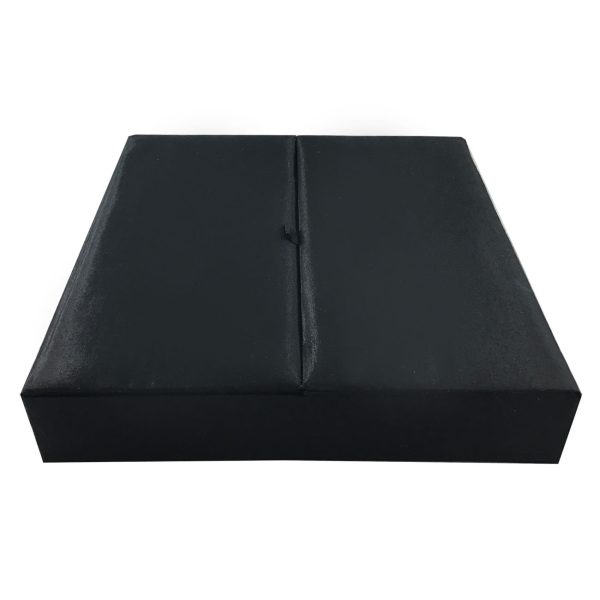Large black funeral box