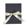 charcoal linen folder