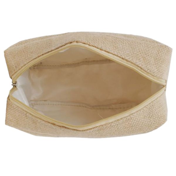 hemp bag with zipper closure