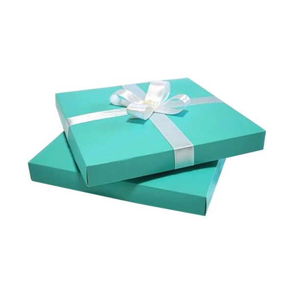 Tiffany Blue Charmeuse Silk Wedding Box