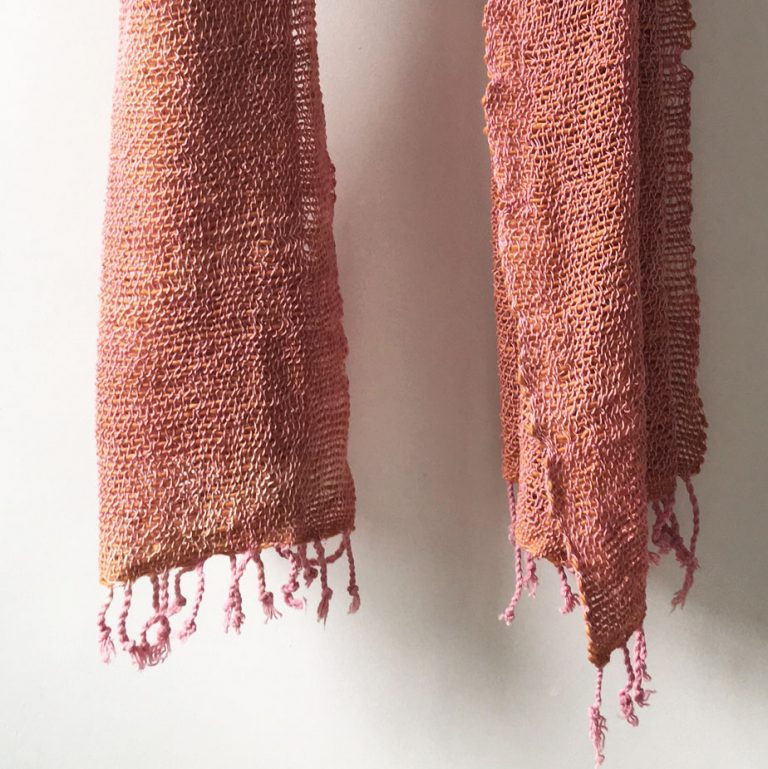 shawl peach color