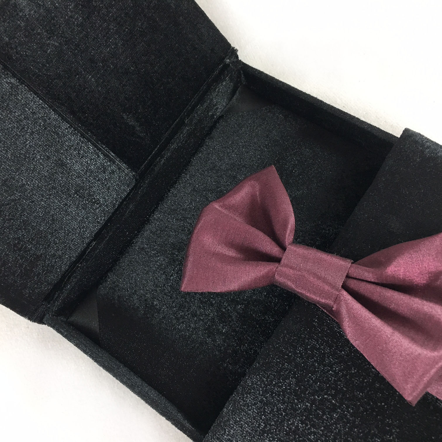 Metal Wedding Reception Card Box with Bow Tie Design