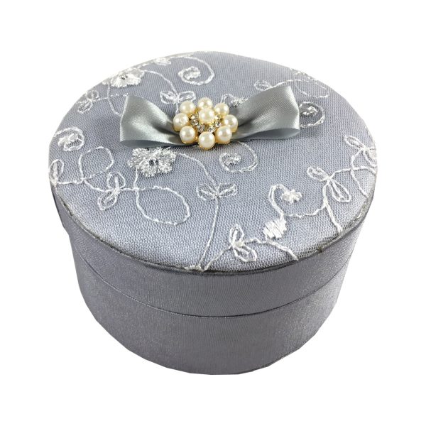 round pearl wedding box