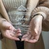 acrylic invitation cards
