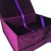hinged lid velvet box