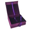 velvet boxed wedding invitation