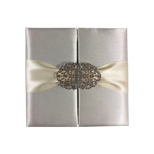 luxury high-end silk invitations