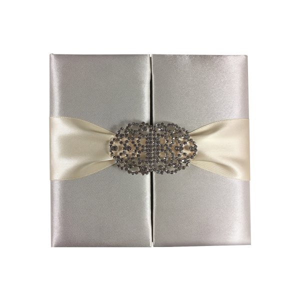 luxury high-end silk invitations