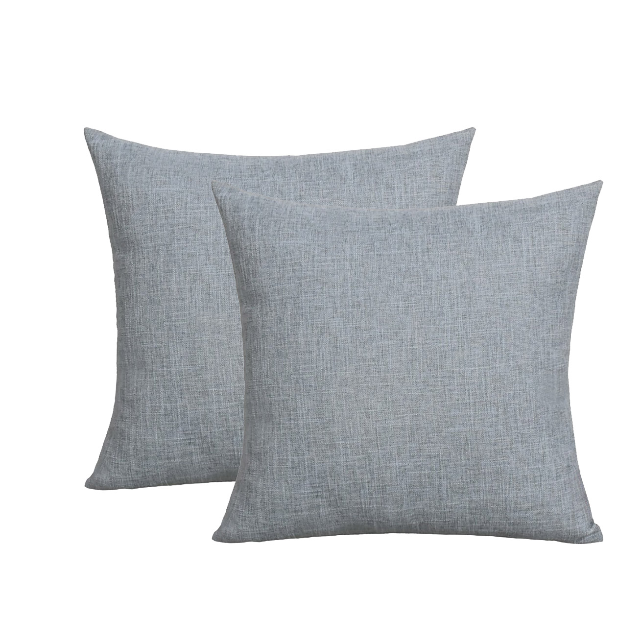 grey linen cushion
