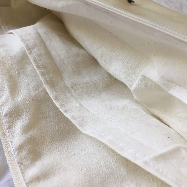 Inner pocket of canvas bags