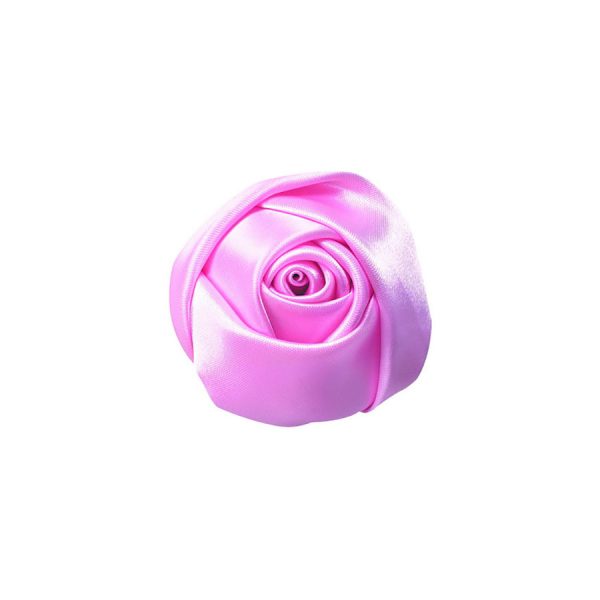 Pink fabric flower for wholesale from Thailand