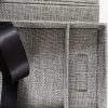 Rustic USB Photo Box With Thick Linen Fabric - Image 2