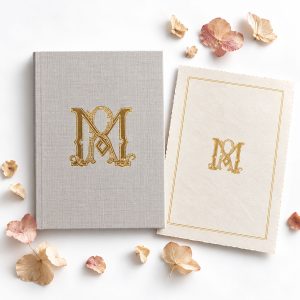 Luxury Linen Pocket Fold Invitation Folio