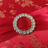gold plated diamond buckle