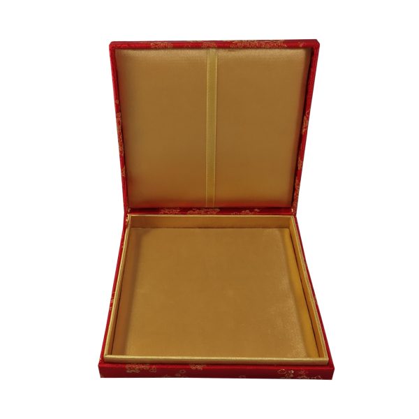 Golden silk box