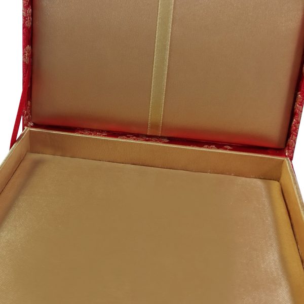 Luxury gold silk box