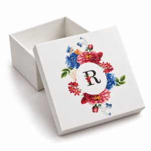 custom monogram favor box