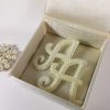 padded silk box