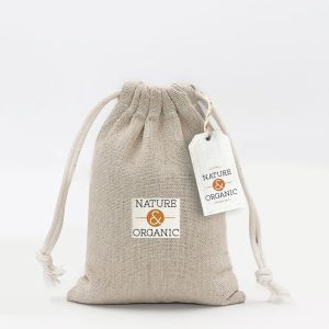 friendly hemp drawstring bag
