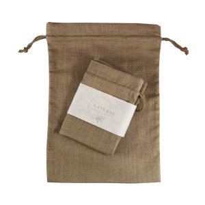 Custom Made Hemp Drawstring Bags For Food Packaging