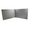 Silver wedding certificate holder