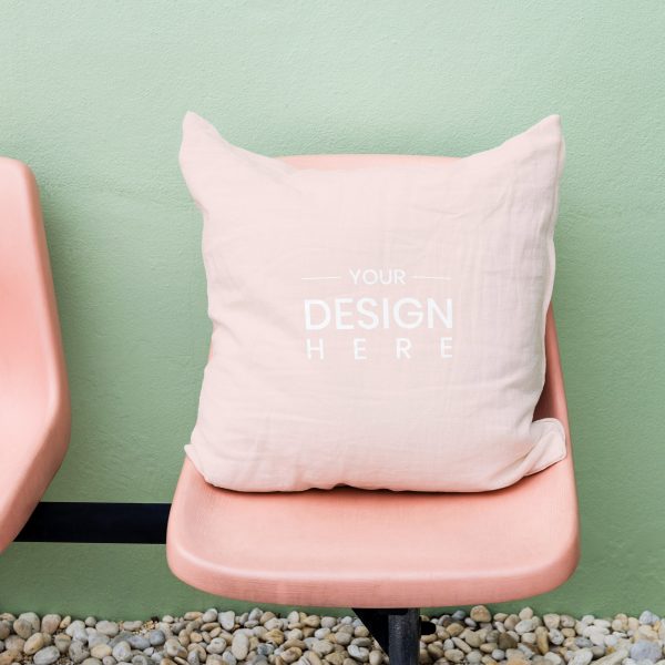 Custom printed cotton twill cushion
