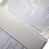 paper boxed wedding invitation