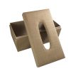 Chestnut hemp tissue cover box