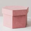 Luxury suede jewelry box