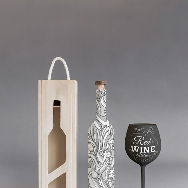 luxury wine bottle box