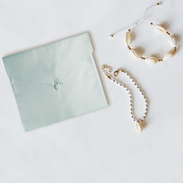 silk envelope jewelry bag
