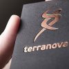 copper foil stamped logo