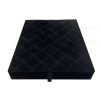 black velvet box for acrylic wedding cards
