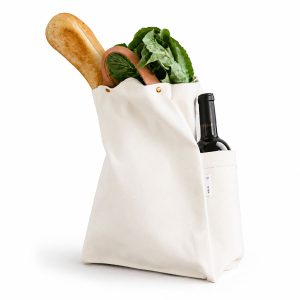 custom canvas market grocery bag