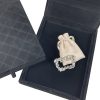 Luxury black velvet box