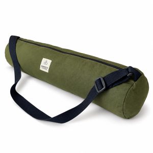 Olive Cotton Yoga Bag