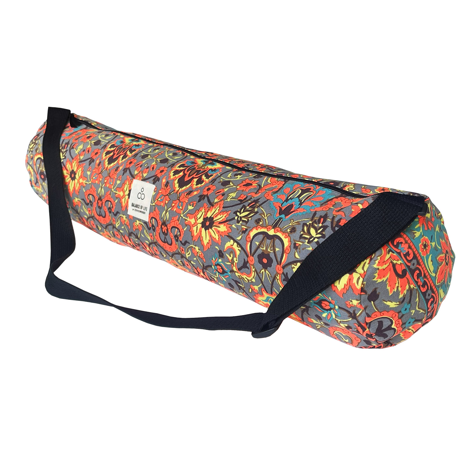 Boence Yoga Mat Bag Exercise Full Zip Canvas Yoga Carry Bag-Fits Most Size Mats 