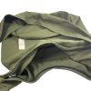 canvas monk bag in green