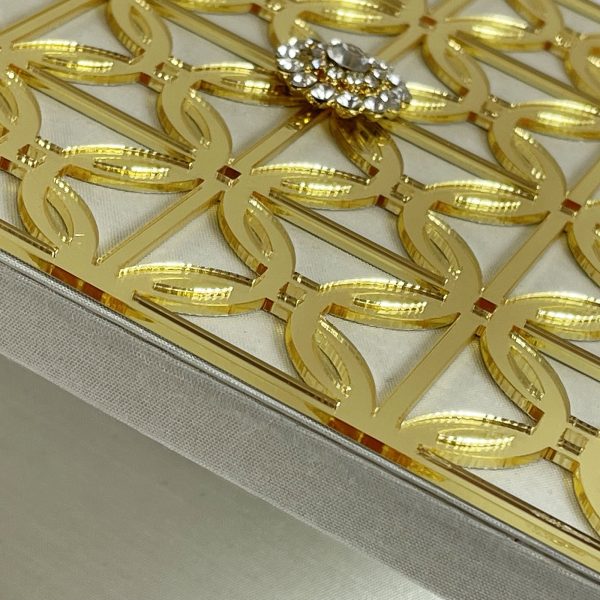 Luxury wedding box with acrylic panel