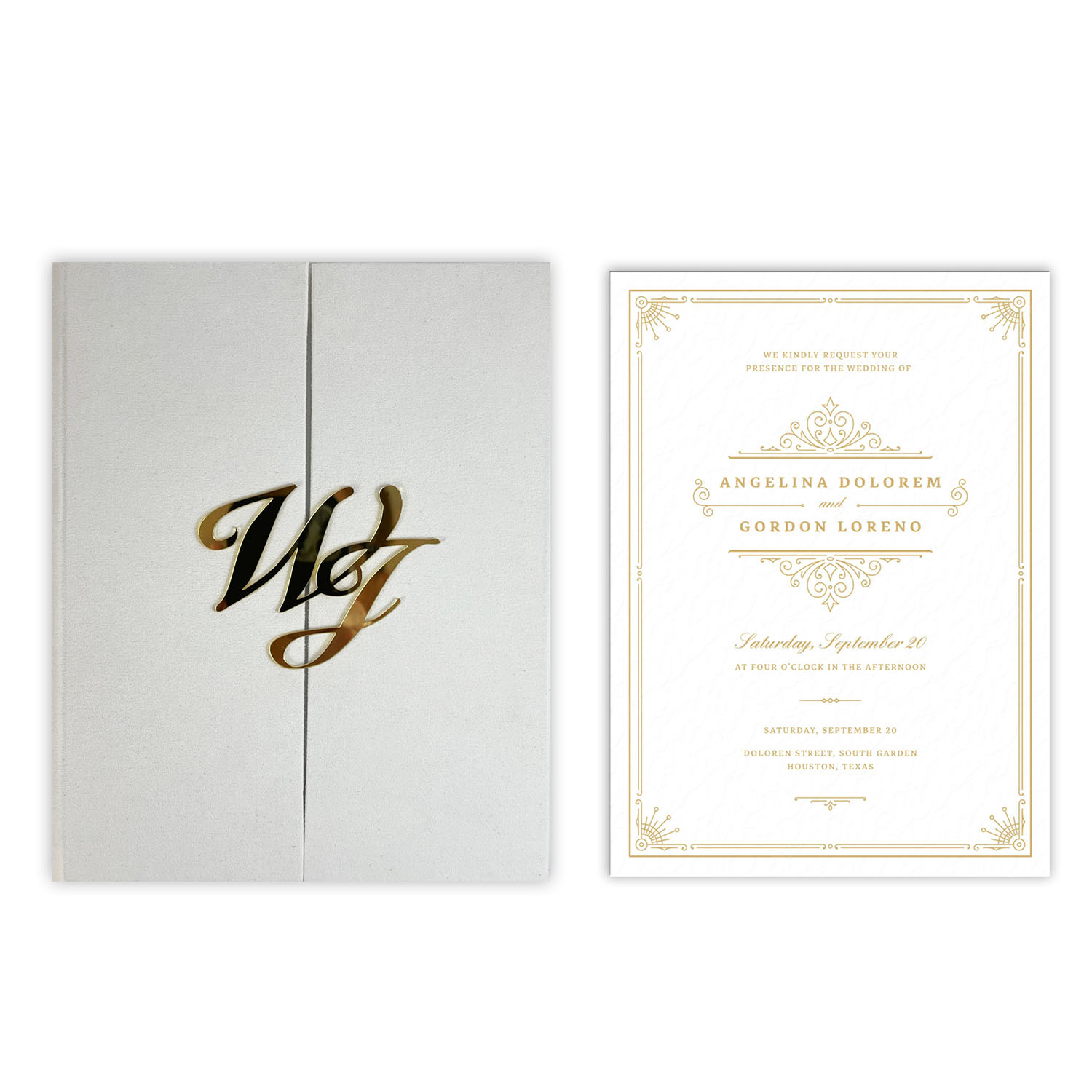 Luxury Acrylic Wedding Invitation Cards Set Of 100 Pieces