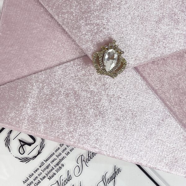 Luxury velvet envelopes