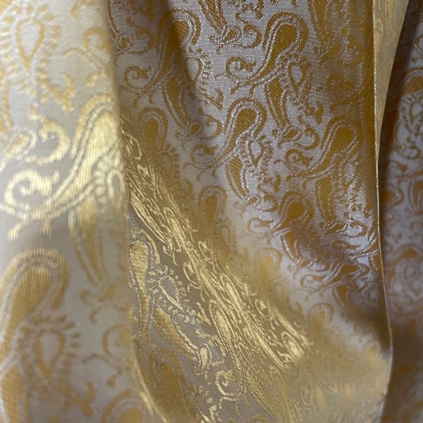 Golden brocade silk