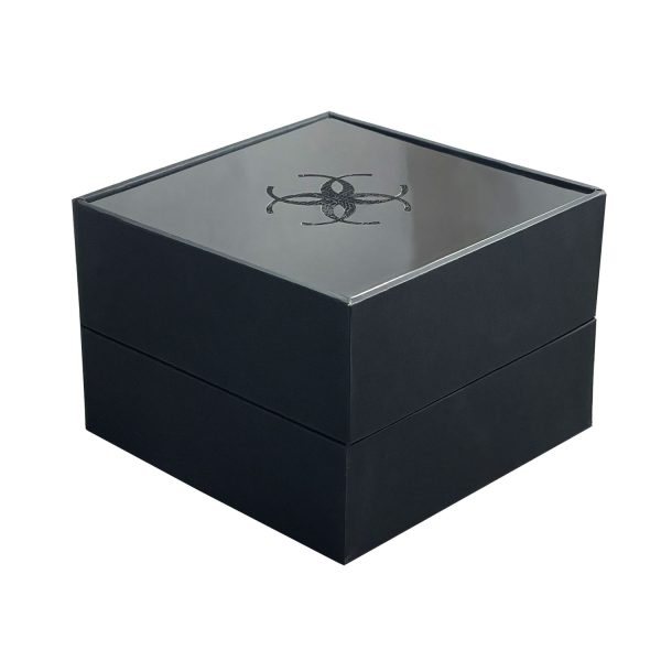 Luxury black acrylic jewelry box