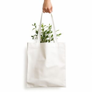 Cotton Shopping Tote Bag – Plain White Eco-Friendly Custom Branding Tote