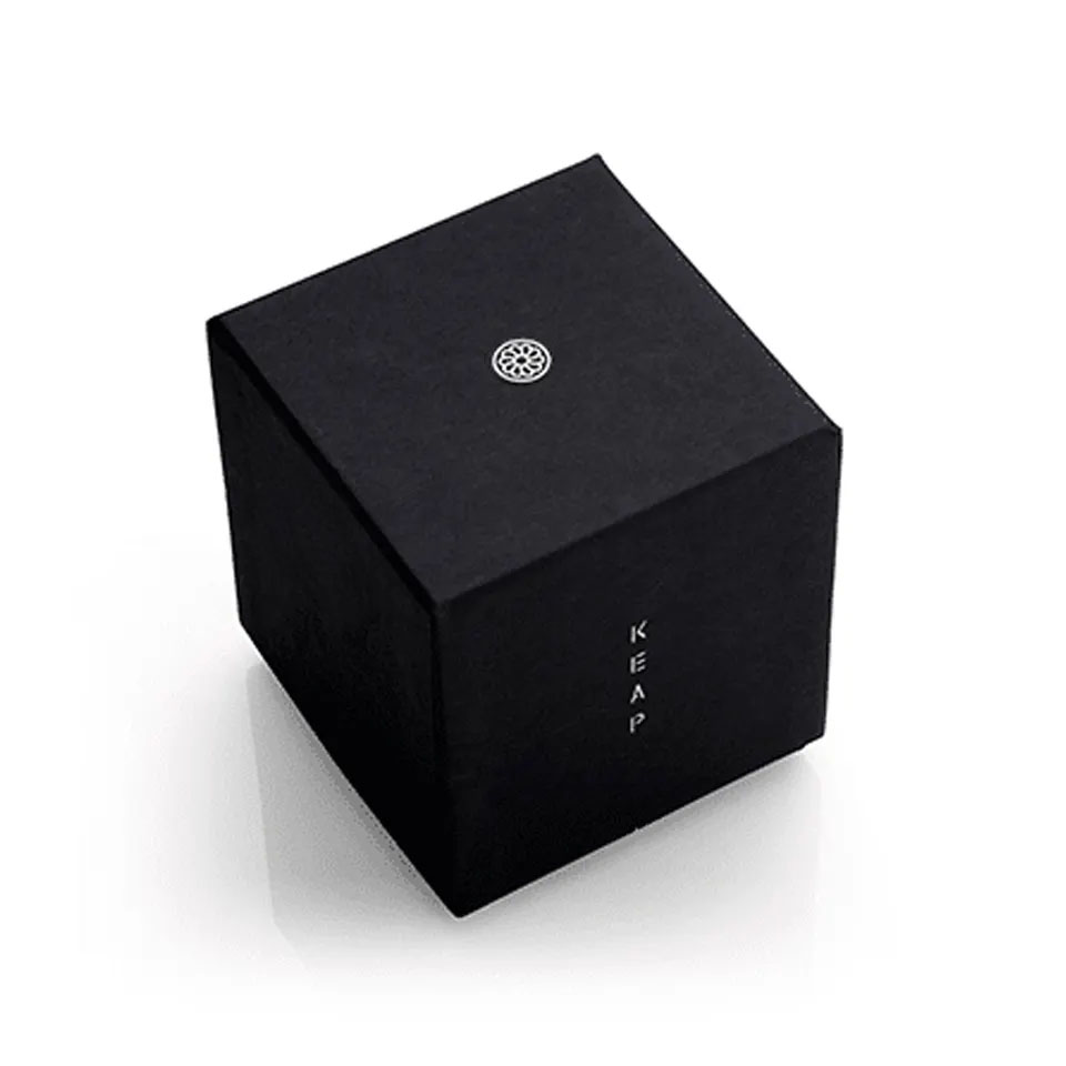 Black spa packaging box