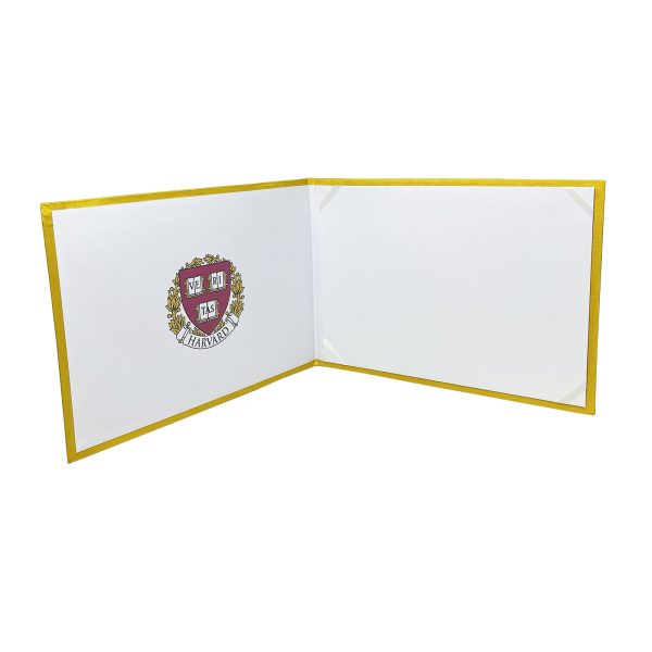 Custom logo graduation folder