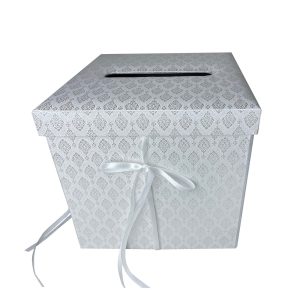 wedding card box with with Thai brocade silk, hand-made in Thailand