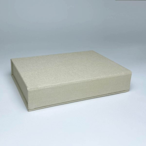 4x6 inches khaki linen photo box