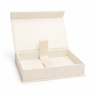 ivory linen photo box for 4x6 inches photographs