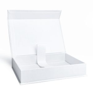 White linen photo box